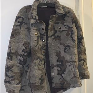 Vintage Havana Fluffy Jacket